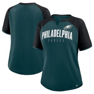 NEW 3 Eagles Fanatics Women's Philadelphia Birds shirts - short & long sleeve XL